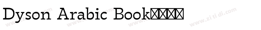 Dyson Arabic Book字体转换